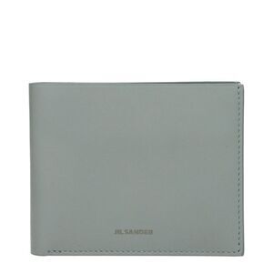 Jil Sander Green Leather Men's Wallet